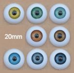 Affordable Designs - Canada - BeJu Dolls - 20mm Half Round Eyes